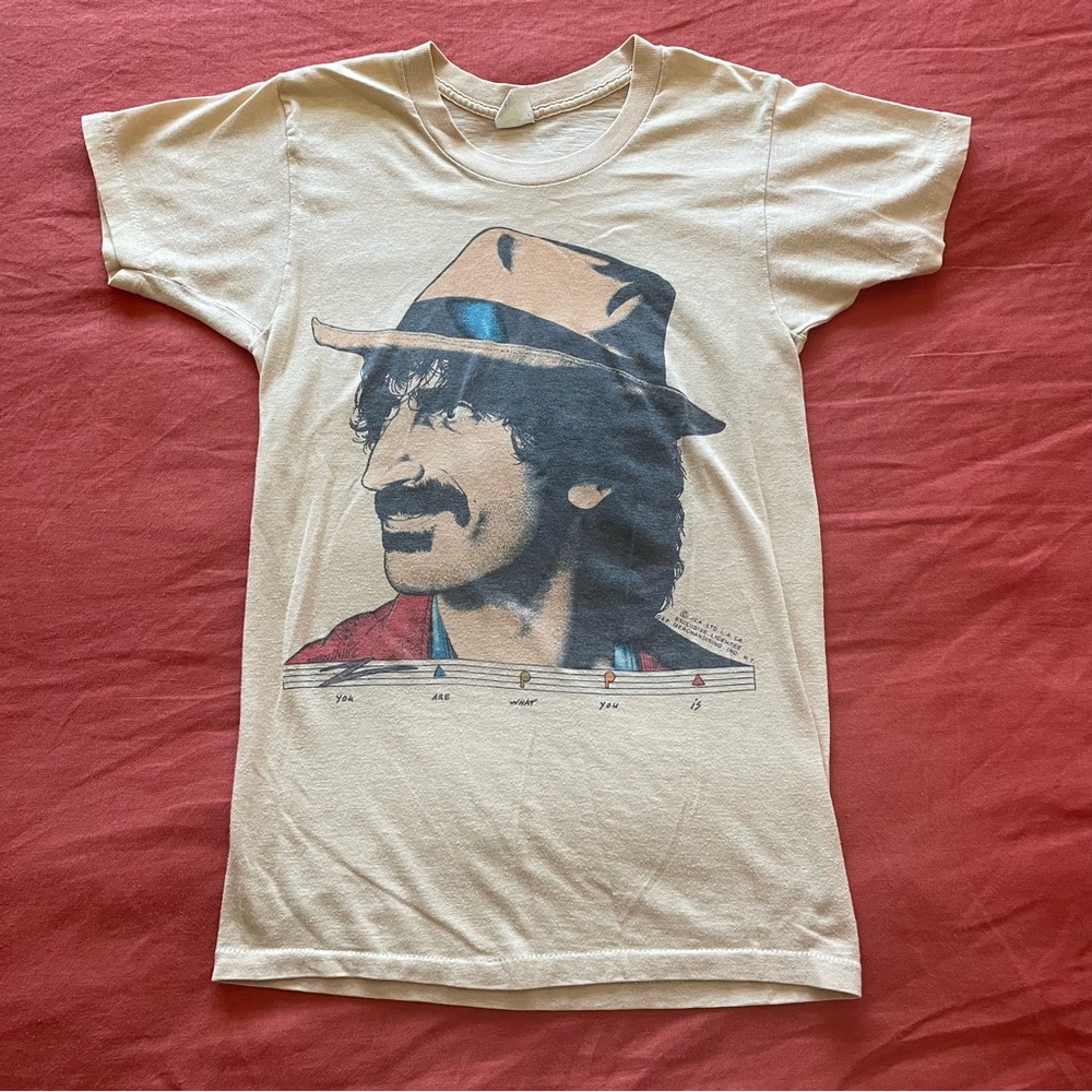 Original 1980s Vintage Frank Zappa Shirt